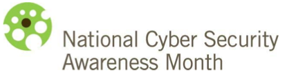 national cyber security awareness month logo